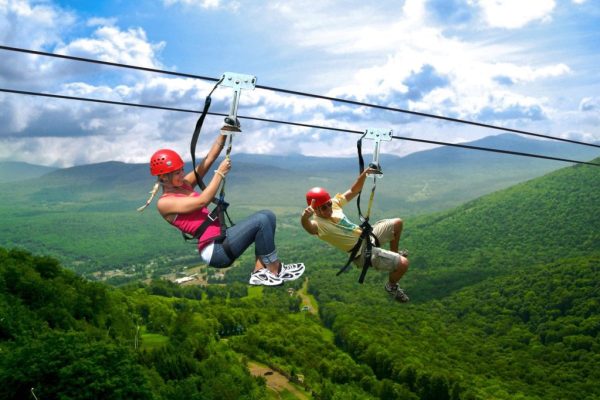 flying fox (PT Bandung Outbound Adventure)